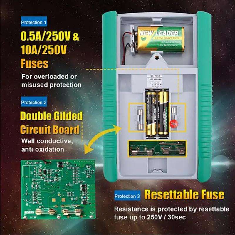 ProsKit MT-2017N Analog Multimeter 26 Range Misoperation-Proof Burn-Proof Electrical Meter