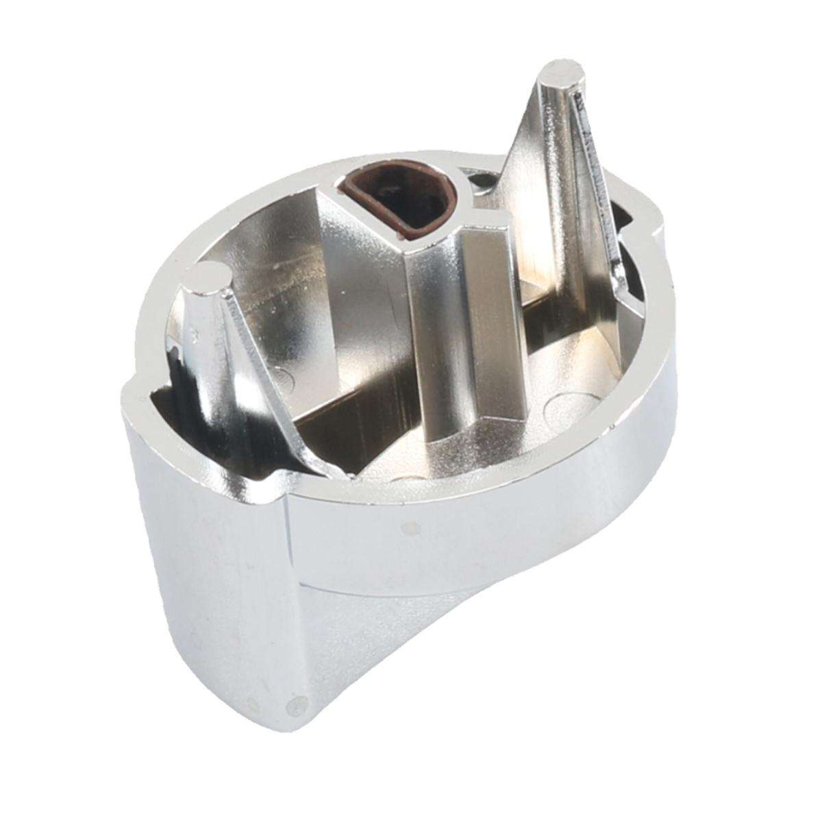 Car Air Conditioning Heater Control Knob For Peterbilt, Color: Silver 3pcs