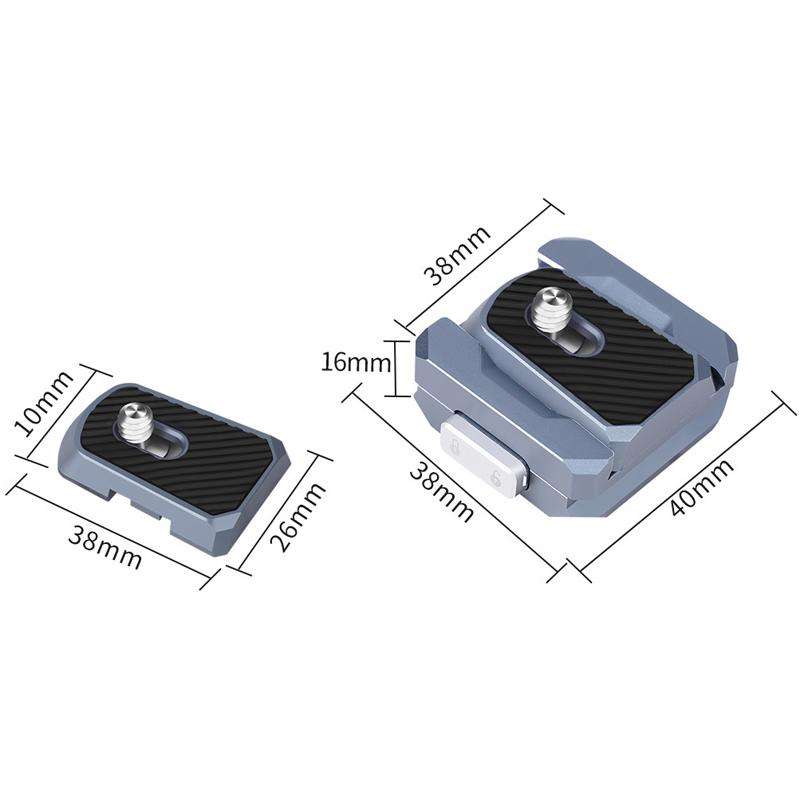 COBONE CQ-2 Aluminum Alloy Quick Release Adapter Universal Gimbal Clamp Accessories For Phones DSL