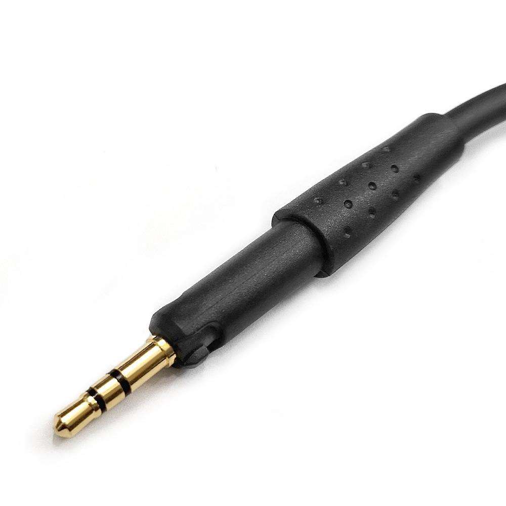 2.5mm To 3.5+6.35mm Plug Spring Headphone Cable for Sennheiser HD6 / HD8 / HD7 / HD598 ... (Black)