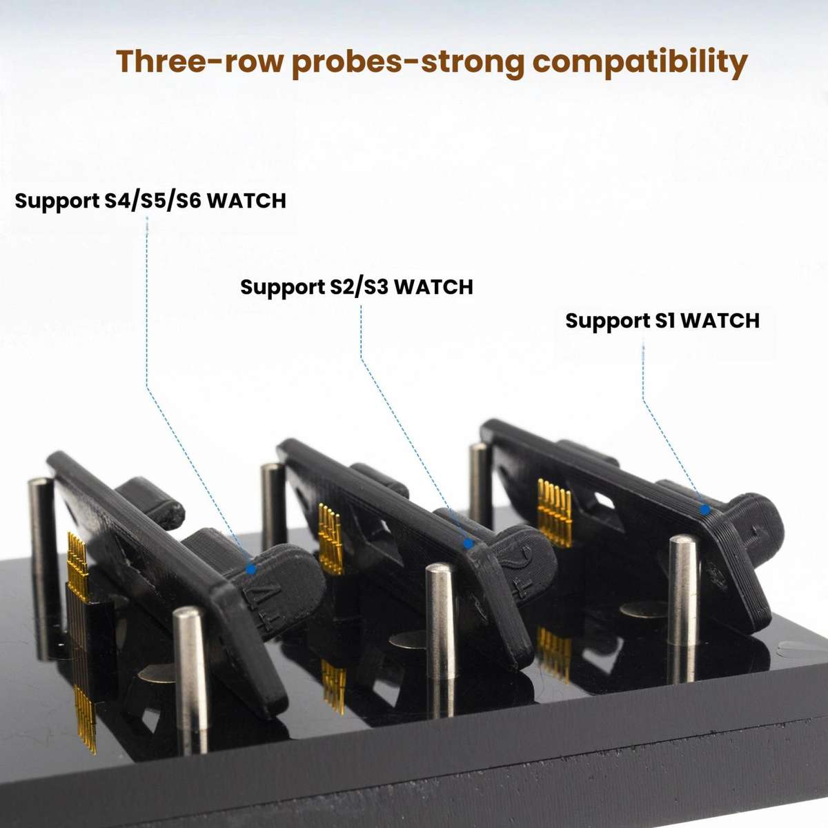 SFDER 7 In 1 Watch Flashing Test Stand, For iWatch Series 1 / 2 / 3 / 4 / 5 / 6(Third Generation)