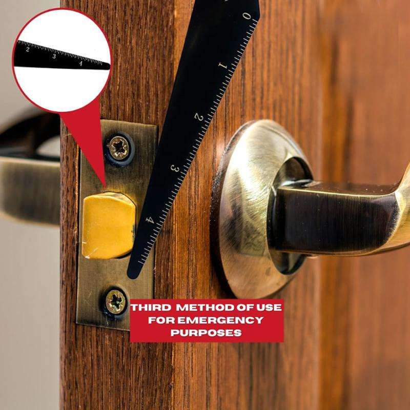 Multi-purpose Door Gap Clam Manual Lever Crowbar(Double-cornered Silver Box)