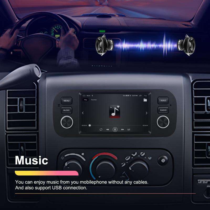 5 Inch Landscape Android Car Player Car Central Control All-In-One Unit, Style: Standard(1+32G)