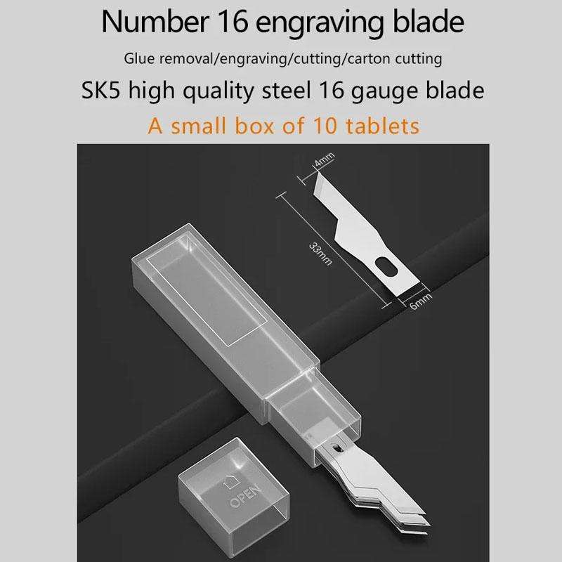 MaAnt M077 150pcs /Box Double-sided Flat Blade Cell Phone Repair Back Cover Removal Artistic Engr...