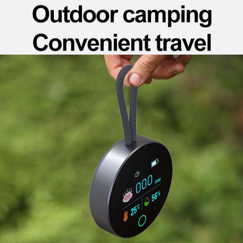 K5S Portable Digital Carbon Monoxide Detector Temperature And Humidity Detector