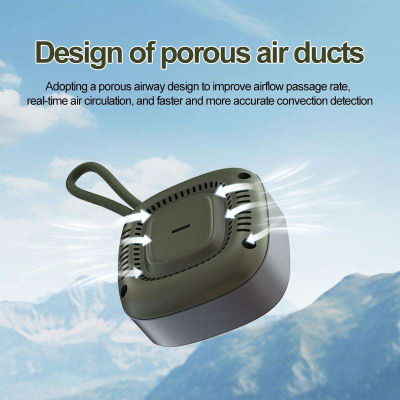 K5A 3 In1 Carbon Monoxide Temperature Humidity Detector Outdoor Portable CO Detection Alarm