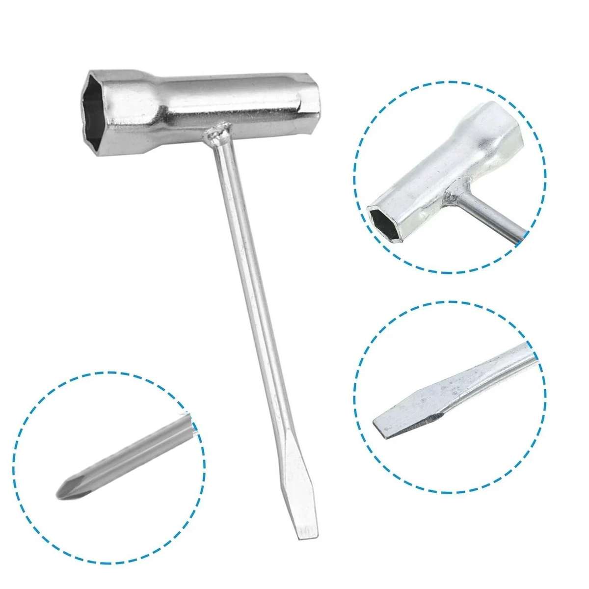 10pcs Spark Plug Socket Wrench Auto Repair Accessories Tools, Specification: Slotted For Chainsaw