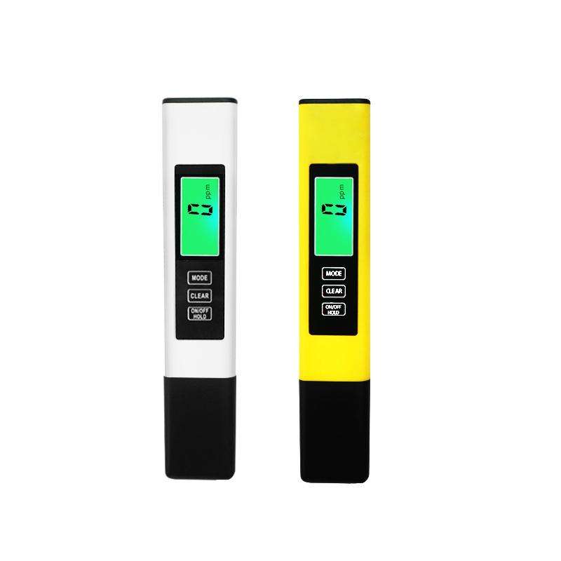 Dual-Color Smart Backlight Water Quality Tester Pen 3-in-1 TDS Meter Conductivity & Temperature Dete