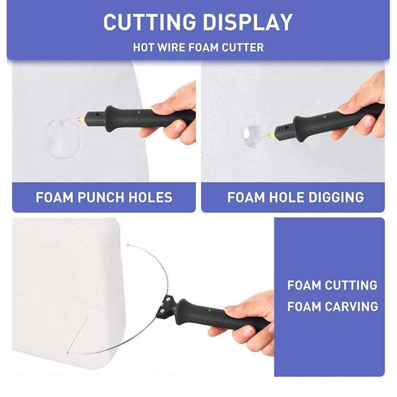 7pcs /Set 18W Electric Foam Plastic Heated Cutting Machine(US Plug)