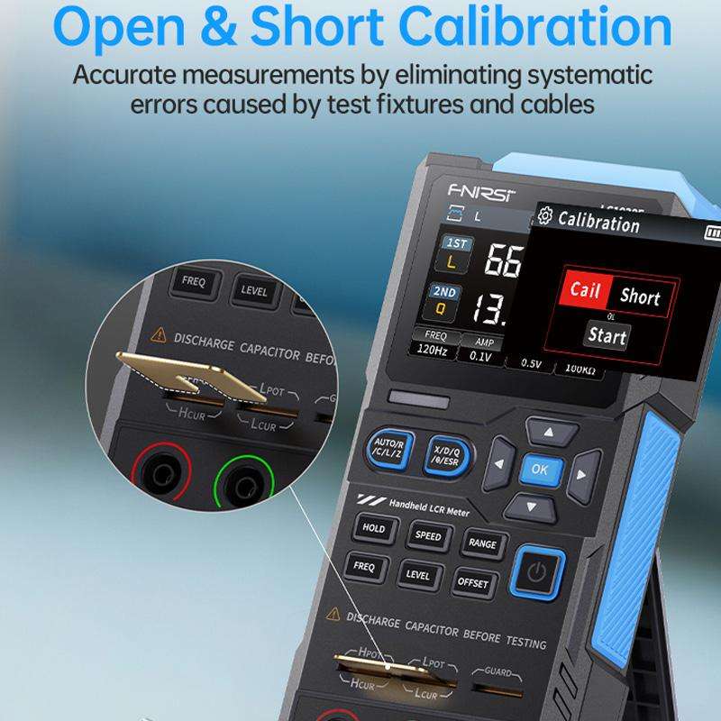 FNIRSI LC1020E Handheld Digital Bridge Tester Capacitance Resistance Inductance Tester