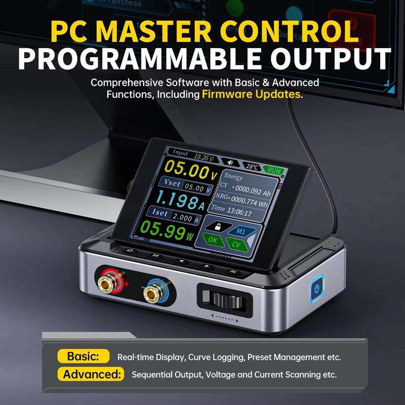FNIRSI DPS-150 CNC DC Adjustable Regulated Power Supply High-Power Portable Power Supply Upper Compu