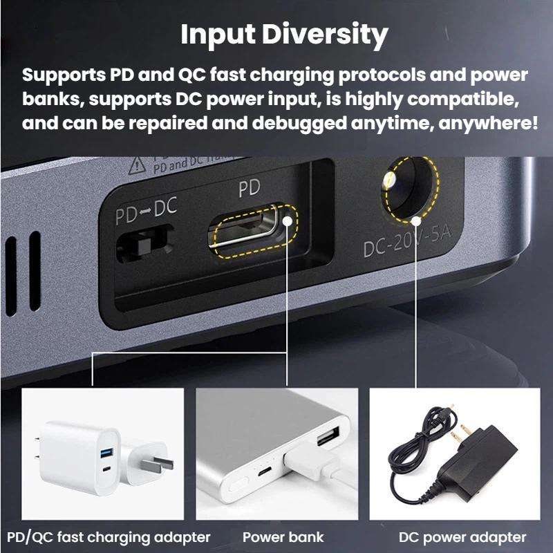 FNIRSI DPS-150 CNC DC Adjustable Regulated Power Supply High-Power Portable Power Supply Upper Compu