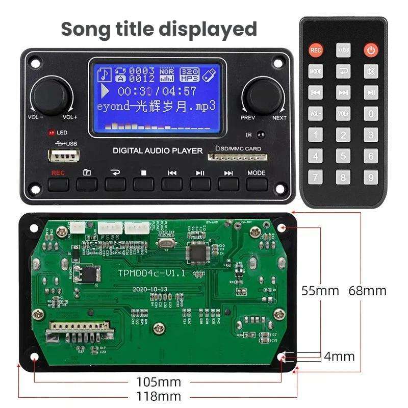 MP3 Bluetooth Decoder Board USB Lossless FIHI Audio Player(TPM157)