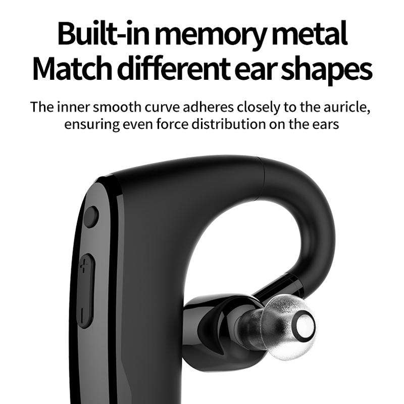 32-channel Dual Intelligent Noise Reduction Hearing Aid Wireless Bluetooth Earphone(Black)
