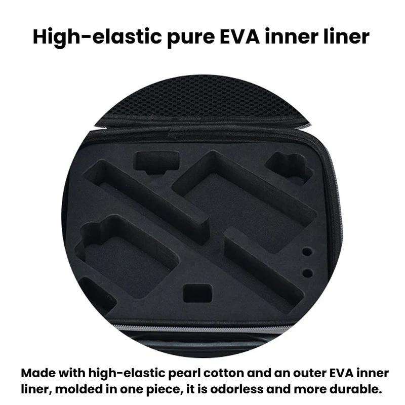 For DJI Osmo Action 3 / 4 / 5 Pro Camera Storage Bag Portable Storage Case(Grey)