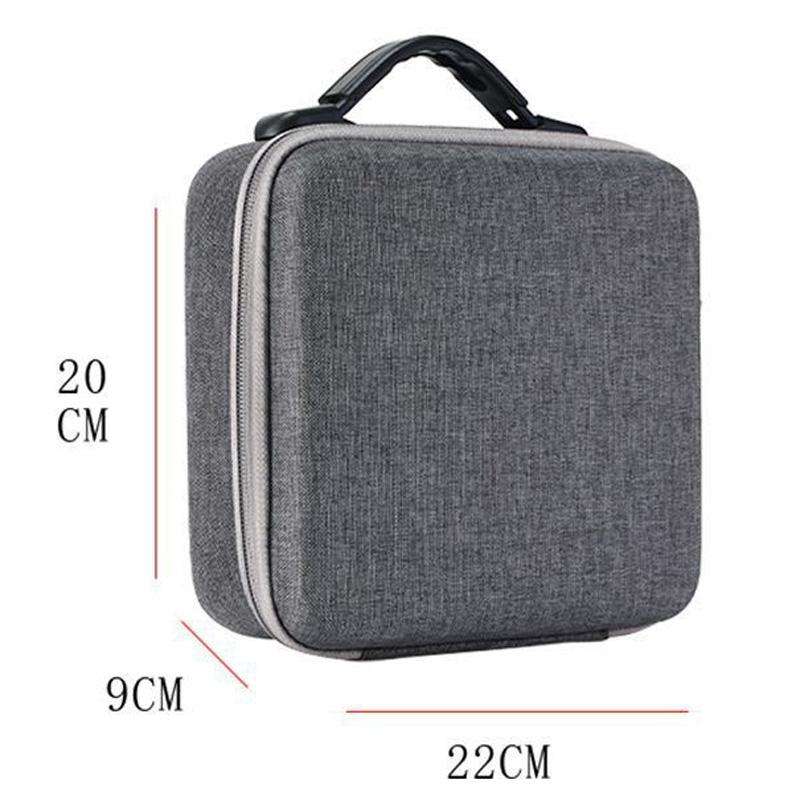 For DJI Osmo Action 3 / 4 / 5 Pro Camera Storage Bag Portable Storage Case(Grey)
