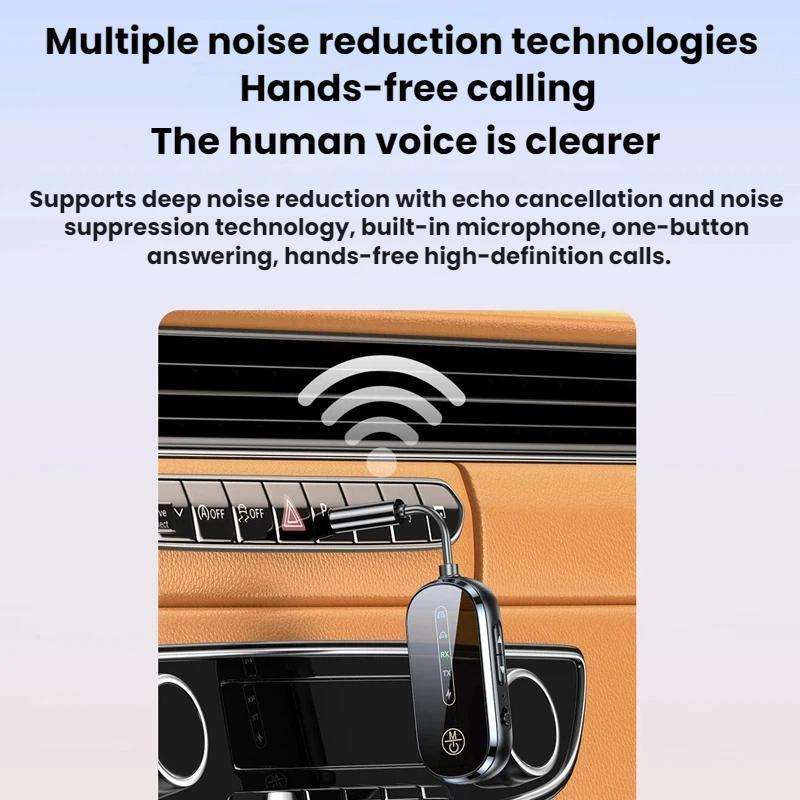 2 in1 Universal Car AUX Bluetooth Receiver and Transmitter