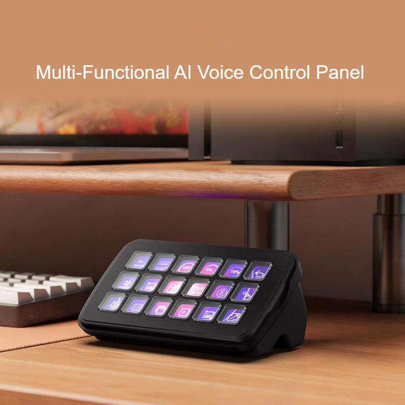 WAVESHARE SK18 Multi-function AI Voice Control Panel 18 Membrane Display Keys