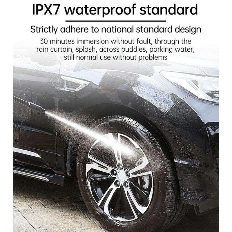 Solar-Powered Ambient Temperature Tire Pressure Monitor, Version: English(External)