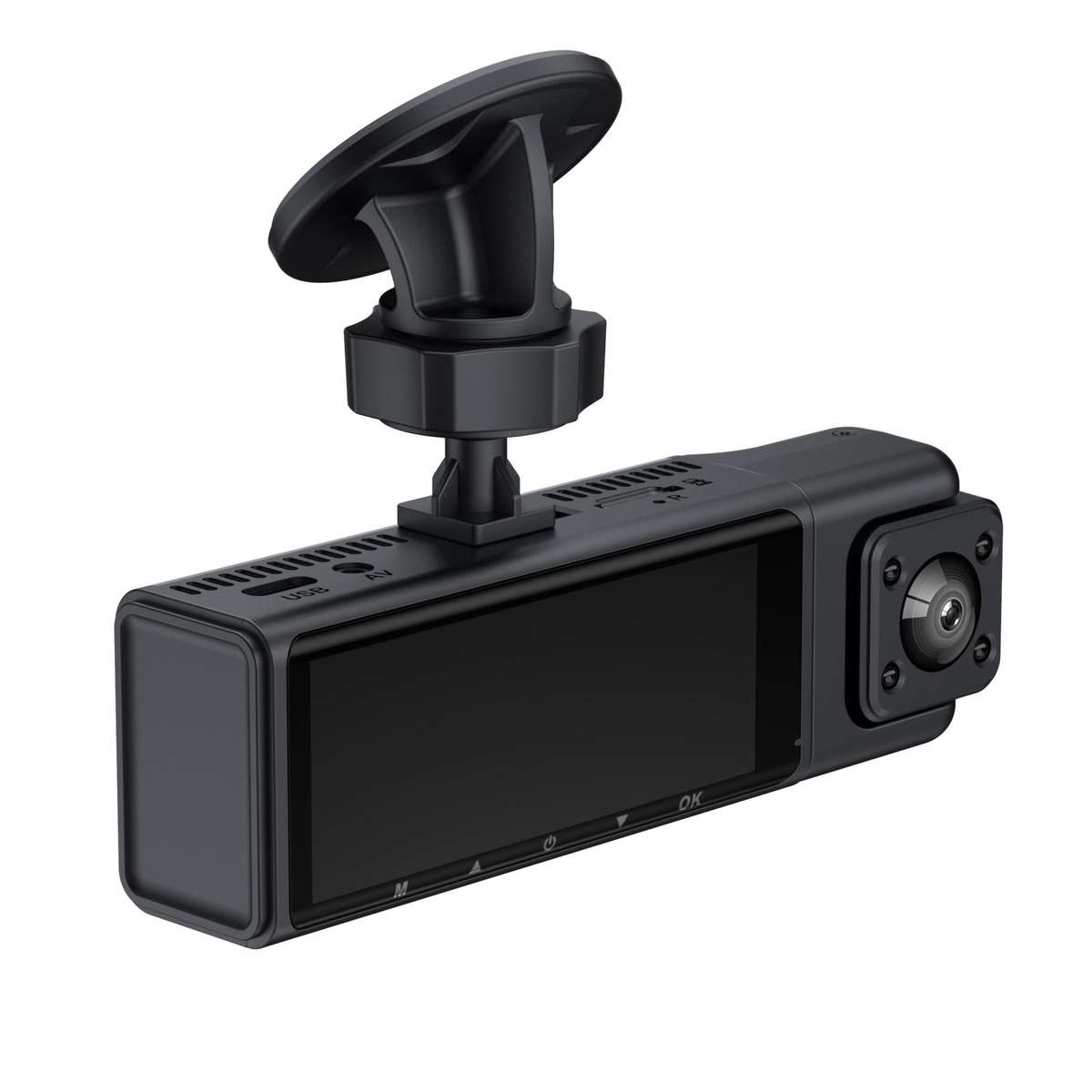 3.16-inch HD 1080P Infrared Night Vision Car DVR, Specification: Front + Interior (No Wi-Fi)