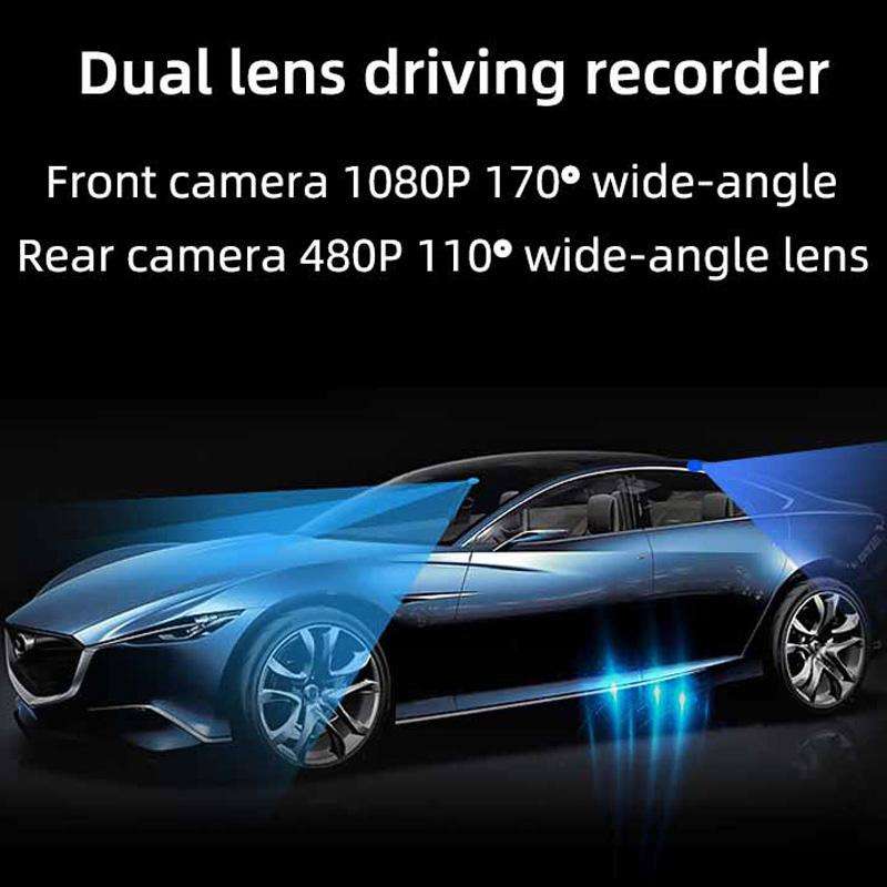M68 1080P HD Night Vision Screenless Dash Camera 24-Hour Parking Monitoring Recorder, Spec: Front +