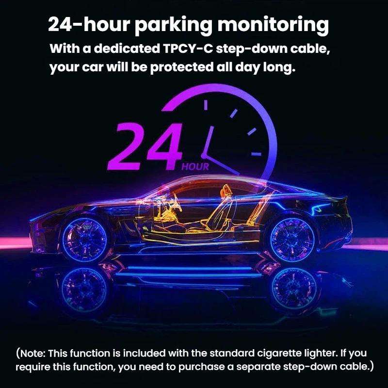M68 1080P HD Night Vision Screenless Dash Camera 24-Hour Parking Monitoring Recorder, Spec: Front +