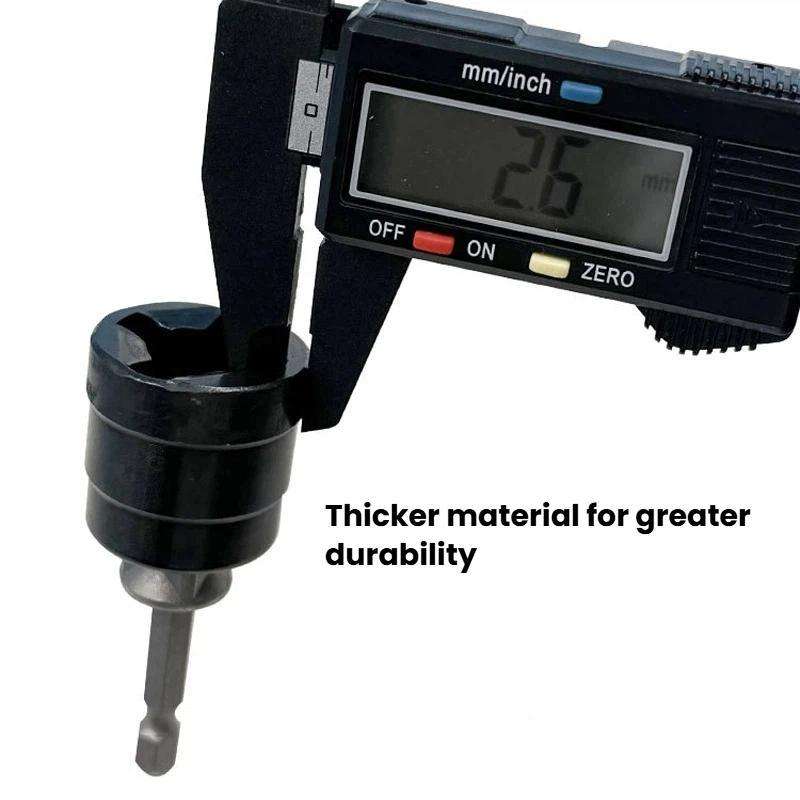 Labor-Saving Jack Socket For Electric Wrench Auxiliary Tire Removal Tool(Black)