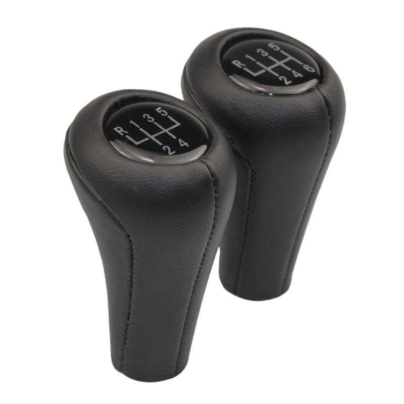 FCXN-A29 For BMW Car Gear Shift Knob Leather Gear Lever, Spec: 5 Speed