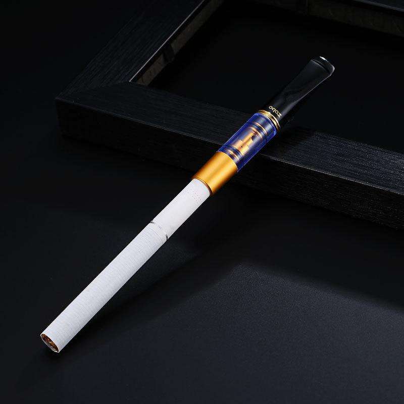 ZOBO Double Filter Cigarette Holder Reusable & Washable 7.6mm Wide Cigarette Filter(Black)
