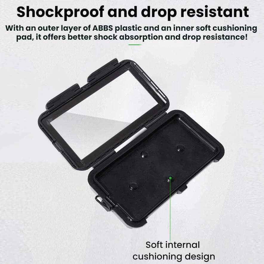 Fully Enclosed Waterproof Touchscreen-compatible Bicycle Motorcycle ... Handlebar Mount 6.7 inches