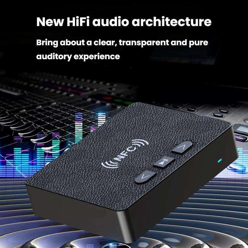 D11 Car Bluetooth 6.0 Audio Adapter NFC Bluetooth Receiver