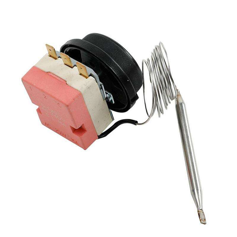 Adjustable Electric Fan Thermostat Switch Radiator Temperature Control Probe Kit(0-120 Celsius)