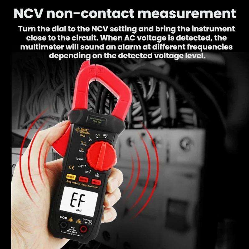SMART SENSOR High-Precision Digital Display DC Clamp Multimeter