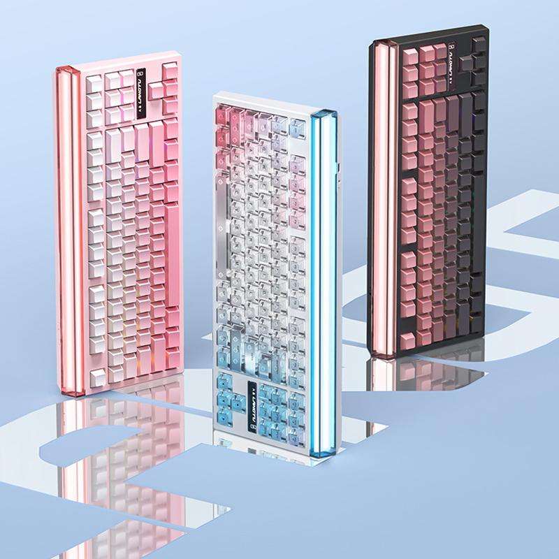 LANGTU T87 Hot-Pluggable Wireless Bluetooth Triple-Mode Mechanical Keyboard Office & Gaming Keyboard