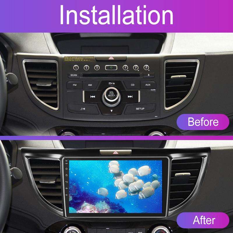 For Honda CR-V 2012-2016 9 inch Android 11 Car Navigation With Carplay Car Central Control All-In-On