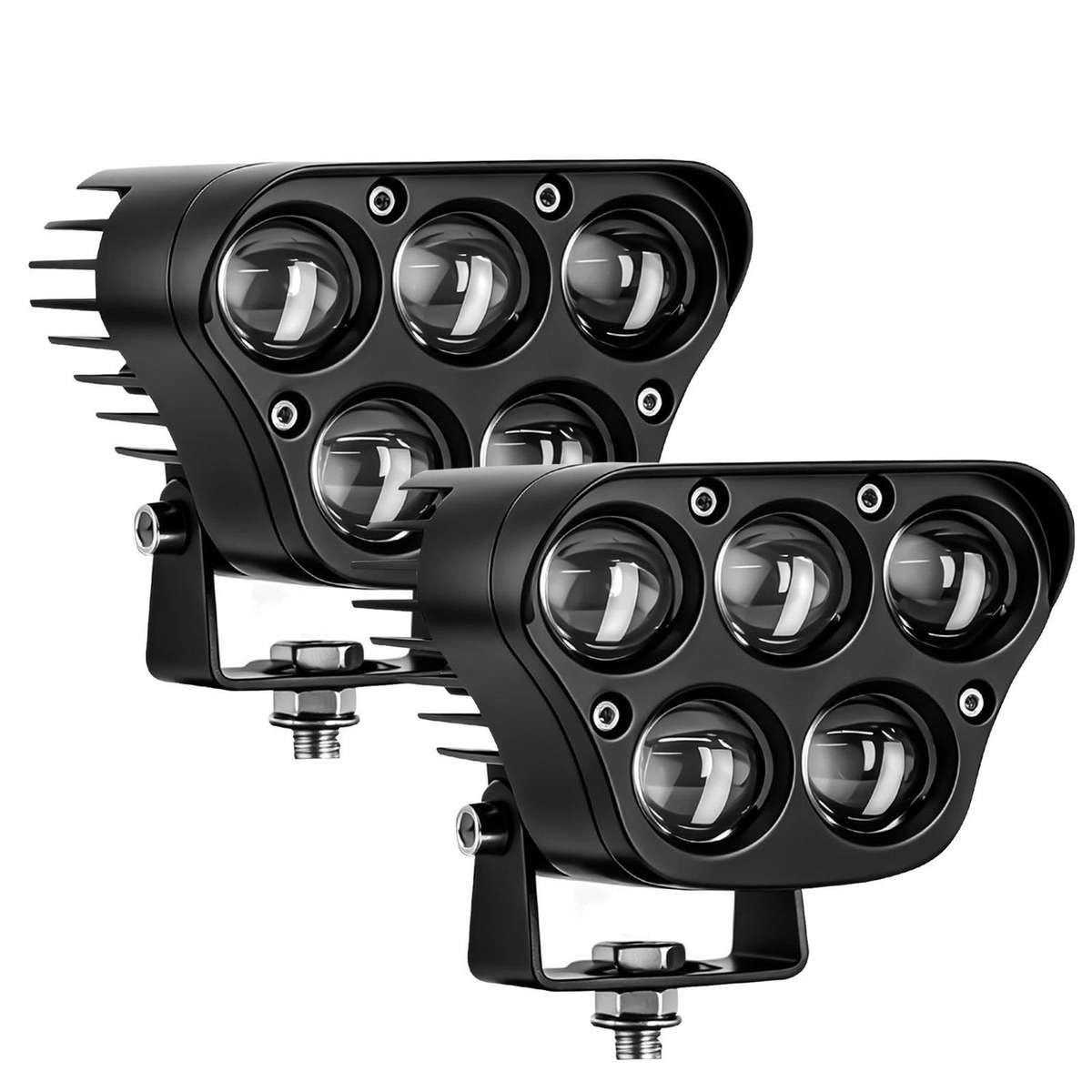 50W 5-Inch High-Power Yellow-White Spotlight For Cars And Trucks, Specification: E11