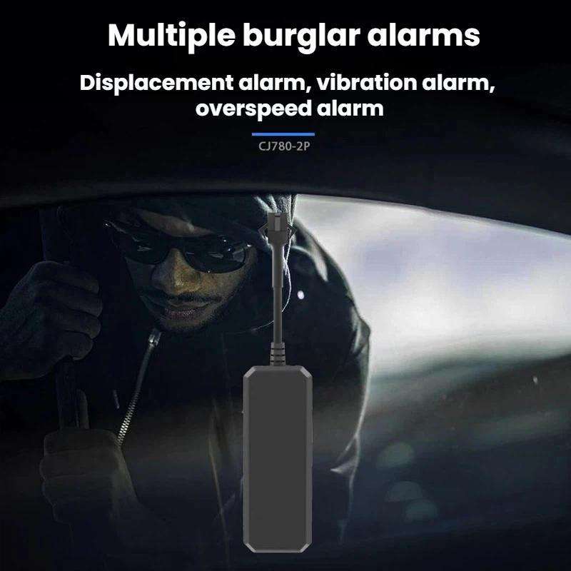 2G 9-90V 2-wire GPS Triple-Mode Positioning Anti-Theft Device