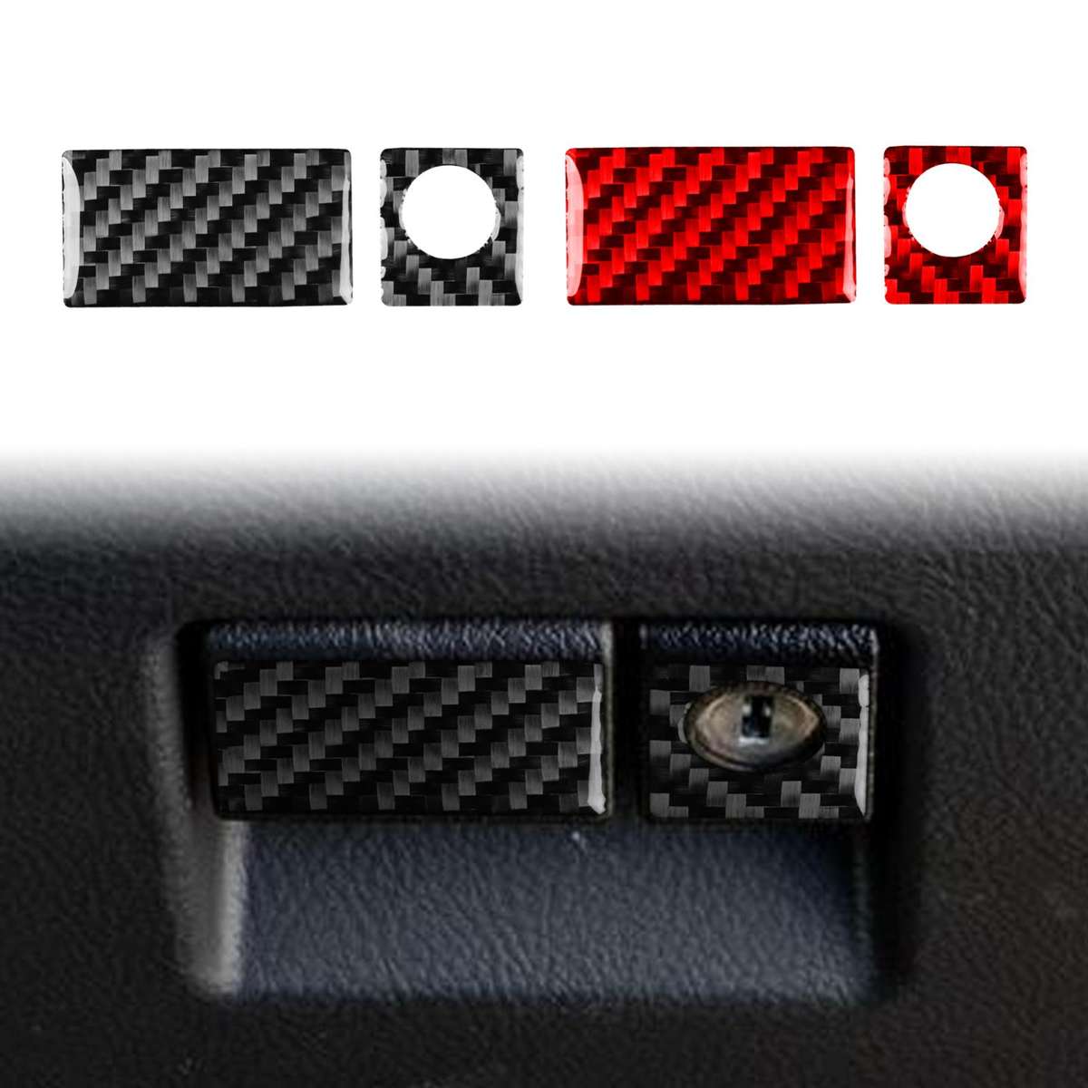 For 1999-2005 Lexus IS300 2pcs /Set Glove Box Sticker Set(Black)