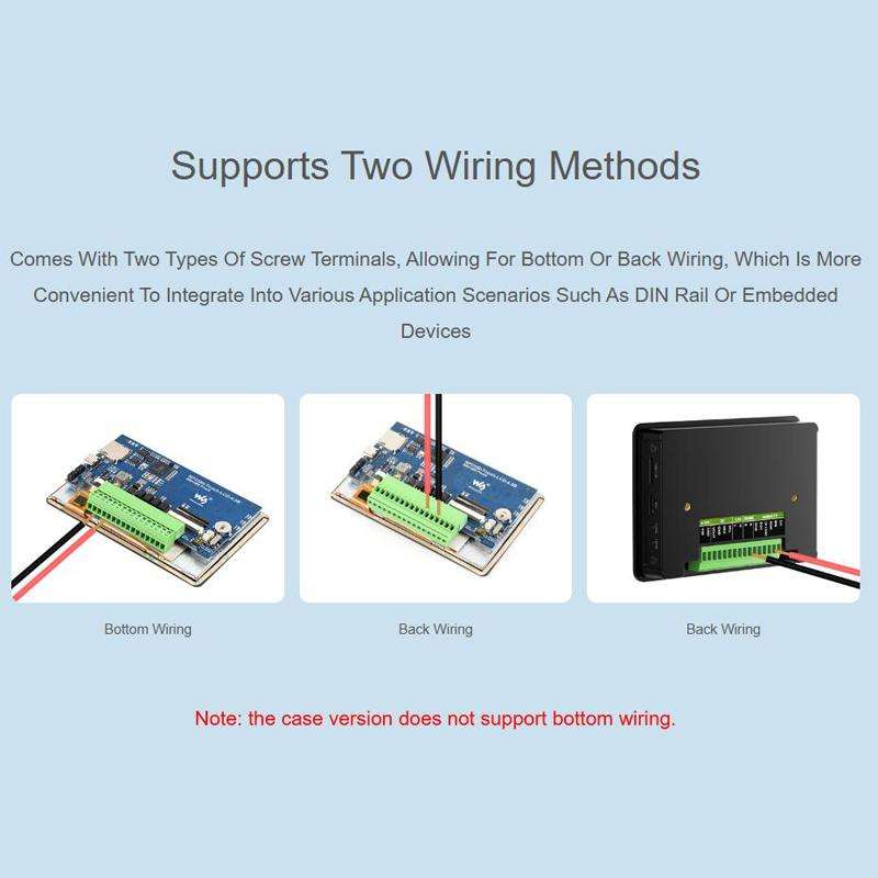 WAVESHARE RP2350 4.3inch Capacitive Touch Display Development Board, Spec: Without Case