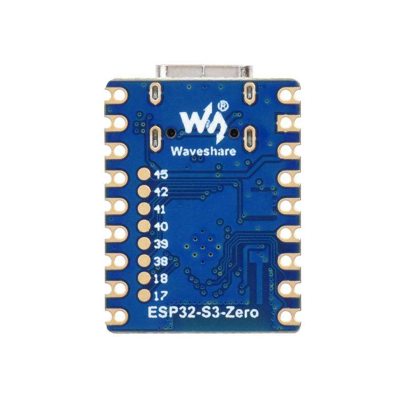 WAVESHARE 2.4GHz Wi-Fi Mini Development Board Based ESP32-S3 Dual-Core Processor, Specification: No