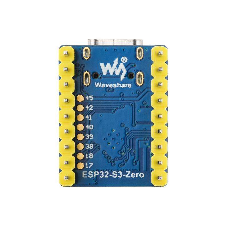 WAVESHARE 2.4GHz Wi-Fi Mini Development Board Based ESP32-S3 Dual-Core Processor, Specification: Sol