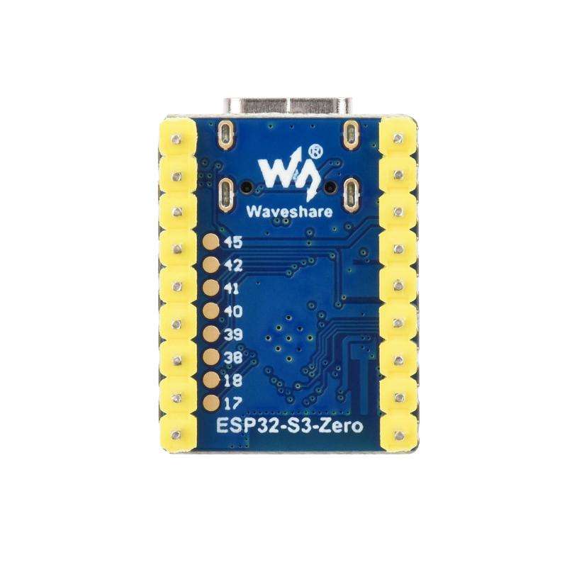 WAVESHARE 2.4GHz Wi-Fi Mini Development Board Based ESP32-S3 Dual-Core Processor, Specification: Sol