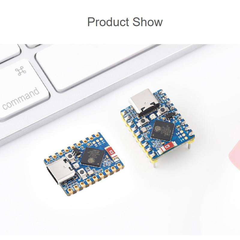 WAVESHARE 2.4GHz Wi-Fi Mini Development Board Based ESP32-S3 Dual-Core Processor, Specification: Sol