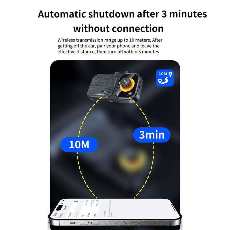 Sun Visor-Style Bluetooth Car Speaker For Hands-Free Calling And Navigation(Black)