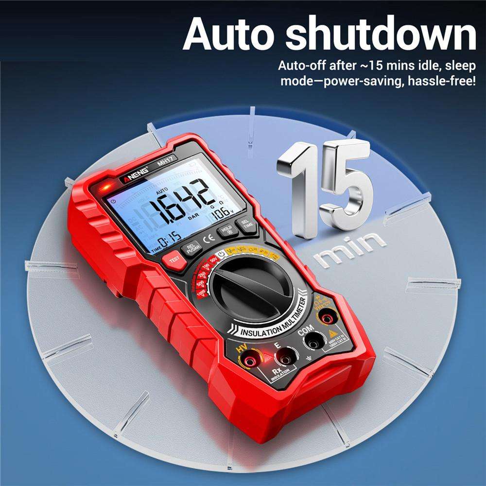 ANENG 1000V Insulation Resistance Tester Digital Megohmmeter(MH17)