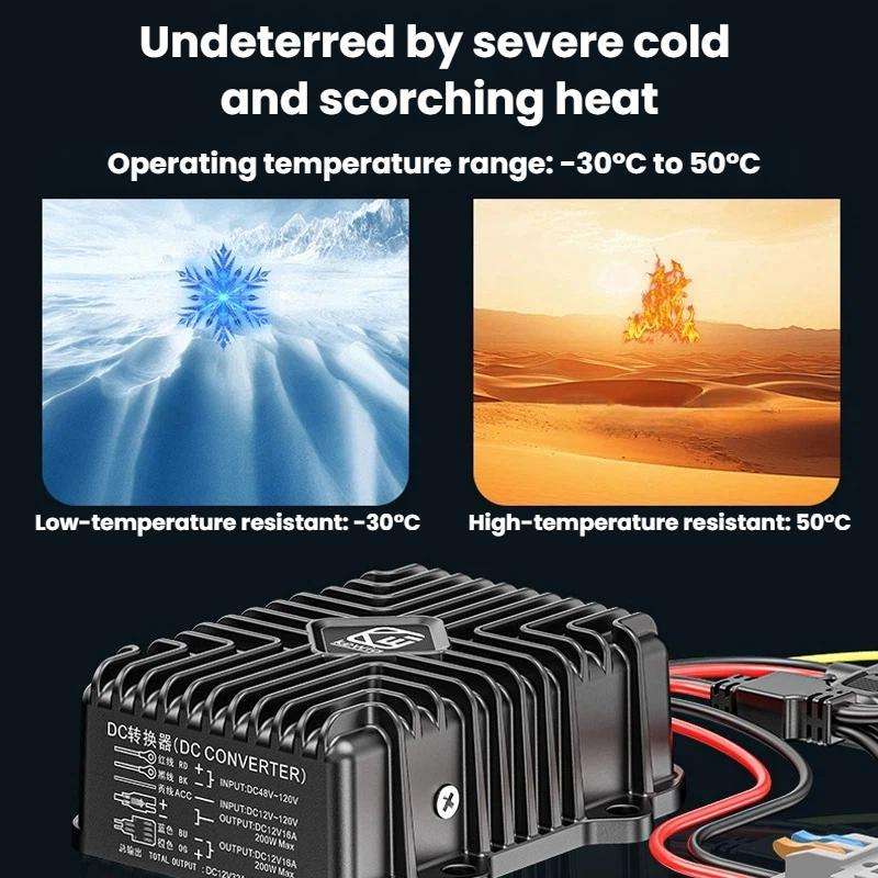 Kewig DC-1 48V-120V To 12V DC Converter For Electric Vehicles