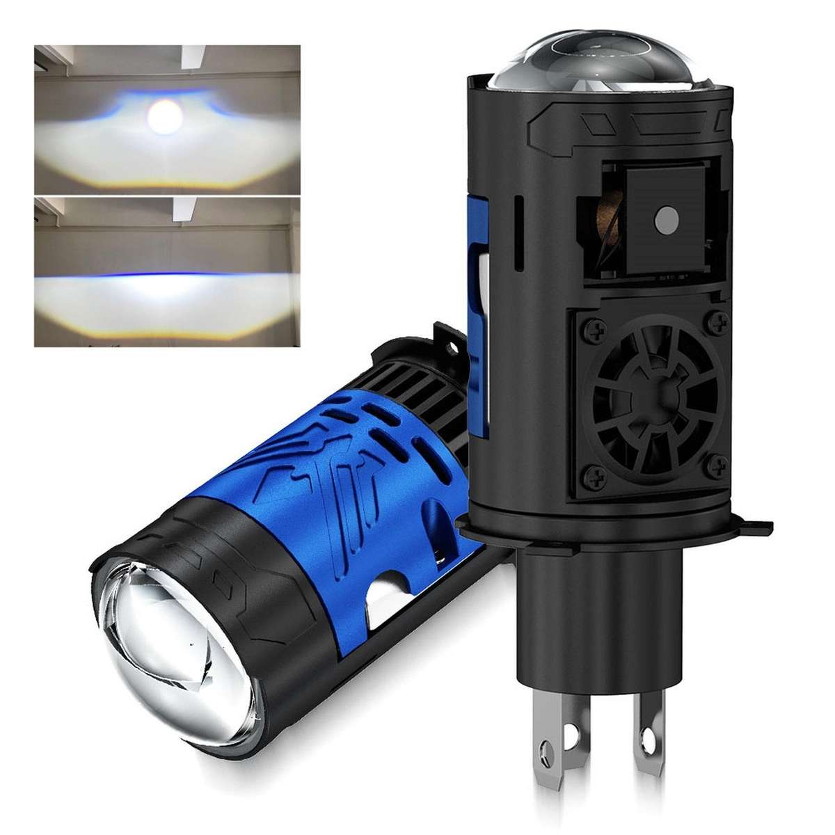 50W Car N13 Direct Plug High Power Projector Headlight(Solenoid Valve Type)