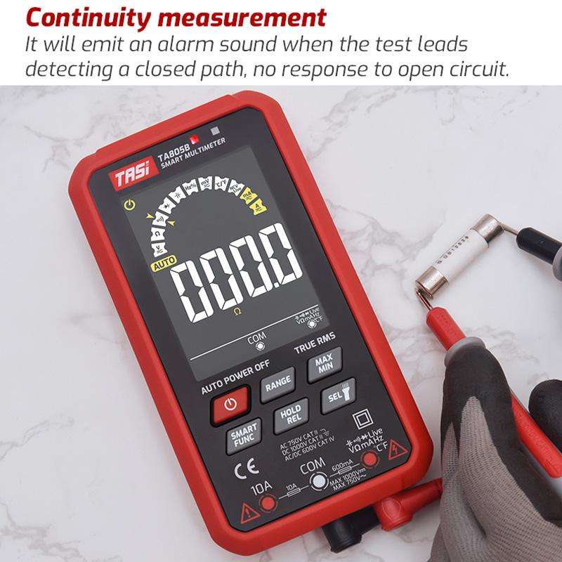 TASI TA805A Battery-powered Large Screen Digital Fully Automatic Smart Multimeter