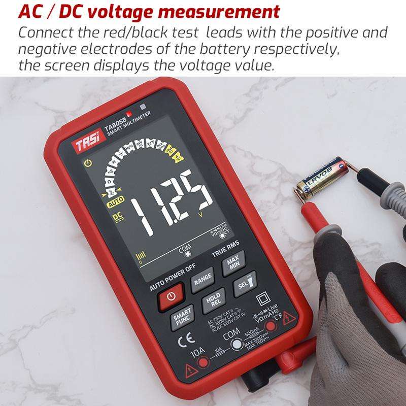 TASI TA805A Battery-powered Large Screen Digital Fully Automatic Smart Multimeter