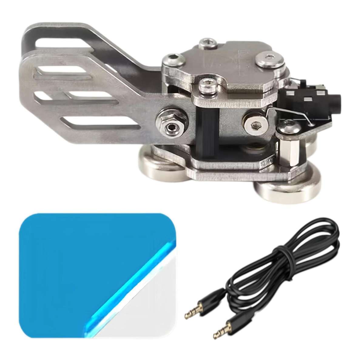 Mini Double-propeller Automatic Key Morse Code Transmitter(With 3.5mm Audio Cable)